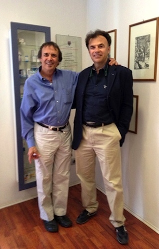 Scotto Geller (sx.) e Carlo Orione